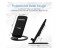 Promate AuraDock-2 Ultra Fast Universal Wireless Charger Stand for all Qi Enables Devices, Black 6 in OMAN
