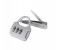 Taqdeer 713B-2 3 Digit Zinc Alloy Resettable Combination Code Locks Password Padlock and a Nail clipper Silver 2 in UAE