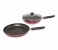 Prestige PR21060 3 Pieces Aluminum Classique Cookware Set, Red 1 in UAE