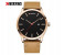 Curren 8214 Casual Simple Nail Dial Watch For Men Brown and Black 1 in UAE