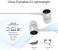 Promate Bent Dynamic In Ear Stereo Wired Earphone with Mic - White 4 in UAE