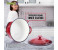 Royalford RFU9055 26CM Cast Iron Enamel Coating Cooking Pot - Red 7 in UAE