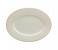 Qualitier QA-IP3321 34 CM E'Clat Gold Border Oval Plate - White 1 in UAE