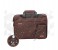 Promate Desire-S 11.6 inch Elegant Classic Handbag Design Messenger Bag, Brown 3 in UAE