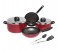 Prestige PR20984 8 Pieces Aluminum Cookware Set, Red 2 in OMAN
