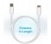 Promate LinkMate-U4L USB Type-A To Micro-B USB 3.0 flexShield PVC Coated Copper Cable for External Hard Drives - White 3 in OMAN