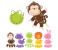 Fiesta Crafts T-2730 Threading Animals Assorted 2 in UAE