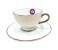 Qualitier QA-IP-1005-06 Drape Platinum Cup & Saucer - White 1 in UAE