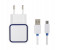 Vidvie PLE-202 2.1A 2 Pin Adapter with Micro Cable for Smartphone - White 1 in UAE