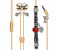 Promate VOGUE-3 Wearable Bracelet Style Stereo Earphones with Pandora Beads - Gold 1 in UAE