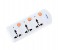 Geepas GES4002-VDE 3 Way Extension Socket Plug - White 1 in UAE