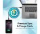 Promate Cable-LTF Heavy Duty Mesh Armored USB Lightning Charge Cable - Black 5 in OMAN