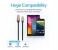 Promate UniLink-CAF USB-C to USB 3.0 Type-A Data and Charging Cable - Gold 8 in UAE