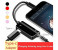 2 in 1 USB Type C to 3.5 mm Jack Male to Female Splitter Cable Music Audio Aux Headphone Charging Adapter AD5387 Multicolor 1 in OMAN