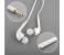 J5 In-Ear 3.5mm Stereo Earphone With Mic & Volume Control - White 3 in UAE
