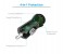 Promate Aria 2A Usb Car Charger with Magnetic Charging Station and Mini Bluetooth Headphone, Black 4 in UAE