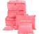Travel Luggage Organiser Set 6 Piece TL6P Pink 1 in UAE