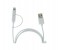 Energizer C11UBDUGWH4 Hightech Dual Solution Lightninig Micro USB Cable - White 1 in OMAN