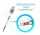 Promate LinkMate-LTM Mesh Sync & Charge MFi Lightning Cable - Grey 5 in OMAN