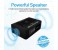 Promate Timebase-2 Multi-Function Stereo Wireless Speaker and Charging Station - Black 4 in UAE