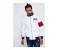 Lynk LY10036 Printed Bomber Jacket For Men L - White 3 in UAE