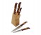 Prestige PR55153 6 Pieces Classic Knife Block Set - Brown 1 in UAE