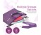 Promate Desire-LD 13 inch Classic Design Laptop Handbag with Multiple Storage Options, Purple 4 in UAE