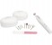 Electronic Handheld Pedicure 18 Piece EH18P White 1 in UAE