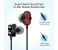 Promate Onyx Bass Boost Dual Driver In-Ear Earphones, Maroon 2 in OMAN