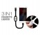  3 in 1 Wearable Bracelet cigarette lighter with emergency power bank and fast charging cable for android mobiles BCL-31FC Black 1 in UAE