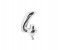 Party Time 4-S-804000 Number 4 16 Inch Foil Balloon Silver 1 in UAE