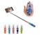 3 In 1 Gift set of Pocket Mini Selfie Stick, Sporty Bluetooth Smart Watch, LED Wireless Bluetooth Speaker with Memory Slot, Flash Drive and FM BSPA5 Assorted 2 in OMAN