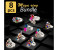 Okko OK31887 8 Pieces Mega Multicolor Finger Ring Bundle 1 in UAE