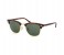 Ray-Ban RB3016W036651 Square Tortoise Frame & Green Classic Mirrored Sunglasses for Unisex 2 in UAE