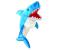 Fiesta Crafts T-2760 Hand Puppet Shark Blue, White 1 in UAE
