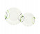 Royalford RF6973 35 Pieces Melamine Ware Dinner Set - White 2 in UAE