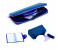 Oxford Femme Handbag & Backpack Set Of 5 PCs - Blue 5 in UAE