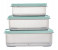 Royalford RF9307 3 Piece Rectangular Crisper Set - Turquoise 2 in UAE