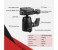 Promate Precise-155 Lightweight 5-Section Adjustable Aluminum Tripod Monopod with Dual Bubble Level, Black 5 in UAE