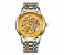 SW Luxury Dragon Automatic Mechanical Watches For Men - Silver Gold 1 in OMAN