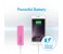 Promate Aid Bar-2 2500 mAh Ultra Compact Universal Power Bank, Pink 3 in UAE