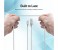 Promate Cable-LTF Heavy Duty Mesh Armored USB Lightning Charge Cable - Silver 5 in OMAN