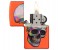 Zippo 29402 Skull Neon Lighter Orange 2 in UAE