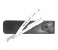 Tips & Toes TT-667 Stainless Steel Professional Straight Razor for Classic Shaving, White 1 in UAE