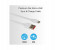 Promate Linkmate-U2F2 Flat Micro-USB Sync & Charge Cable - White 2 in OMAN