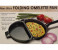 Non-Stick Folding Omelette Pan - Black 2 in KSA
