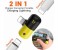 Mini Capsule 2 In 1 Portable Lightning Adapter with Charge & Listen Music Same Time 4 in UAE