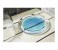 Cok CE-158-NM02A 12.3 cm Glass Container with Round Base - Blue 2 in UAE
