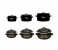 RoyalMark RMCW-9706 Multi-Functional Enamel Casserole Set 6 Piece Black 2 in UAE