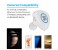 Promate Aria 2A Usb Car Charger with Magnetic Charging Station and Mini Bluetooth Headphone, White 9 in OMAN